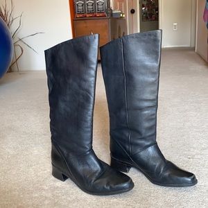 Laura Scott, Size 9, Black Leather Boots